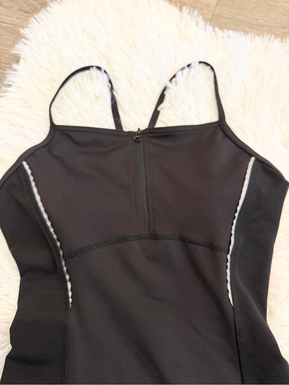 Capezio Ballet Leotard Dance Zipper Jazz Small Strappy - Picture 2 of 6